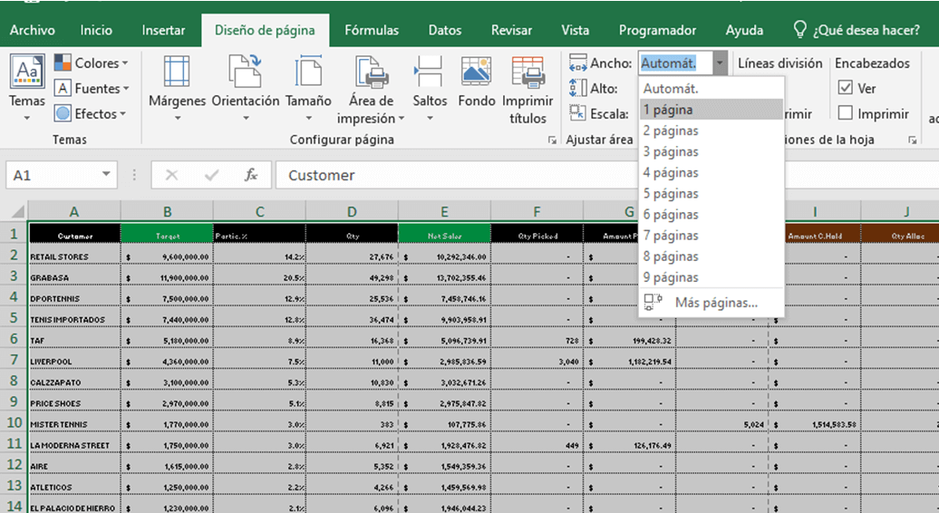 Aprende como imprimir en Excel en una sola hoja y con el mejor formato
